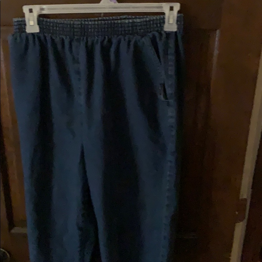 Womens  12 Petite Blue Jean Style Stretch Pants